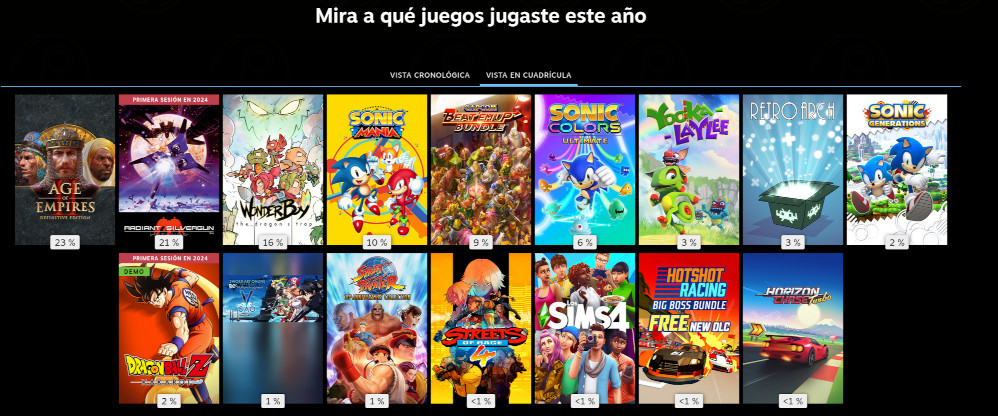 Juegos de este año